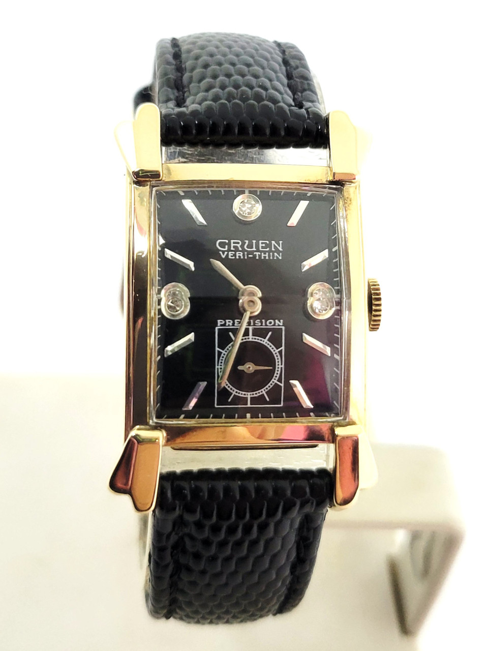 Vintage 14k Yellow GRUEN PRECISION Men's Winding Watch Cal.430 c