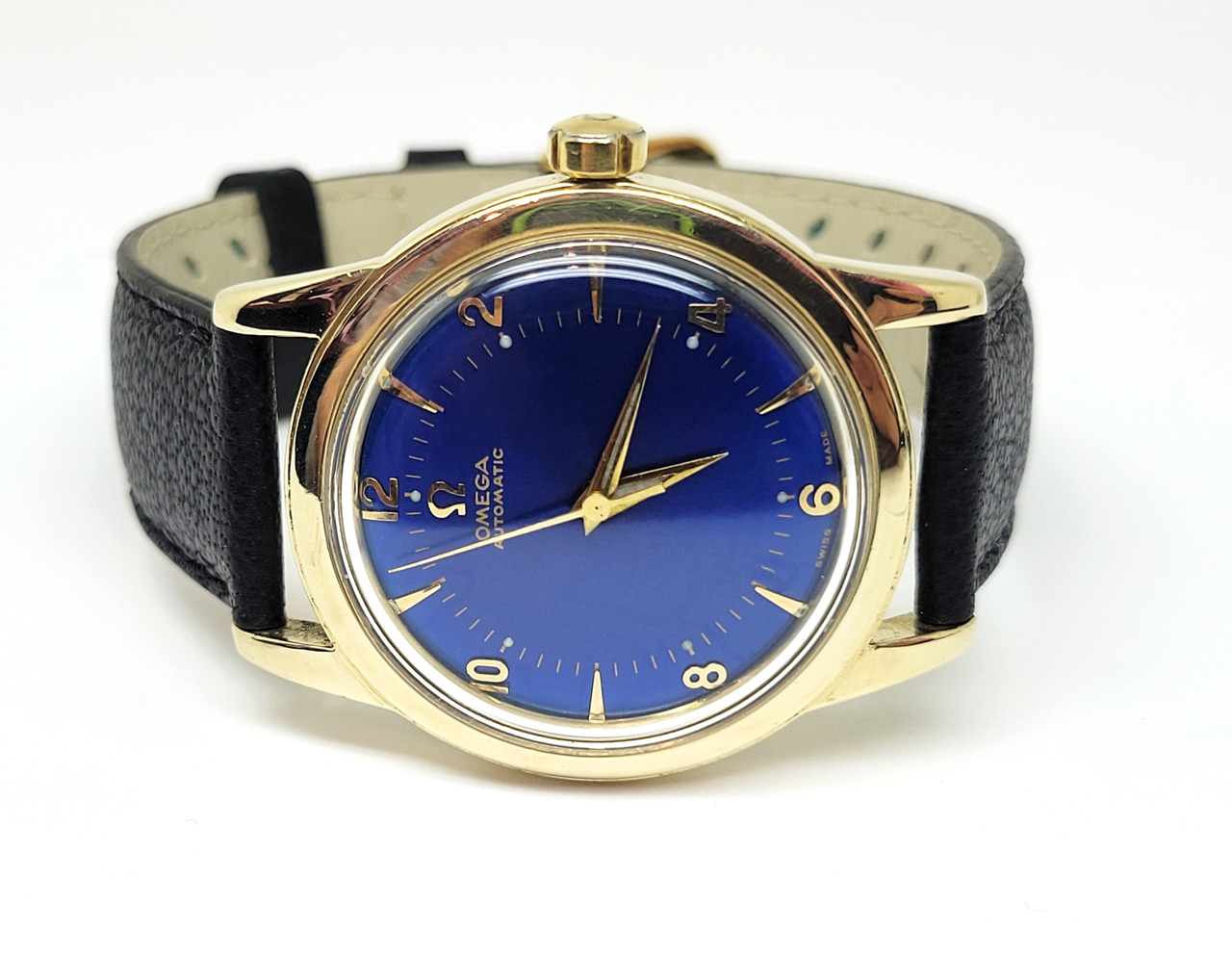 Vintage Solid 14k Gold OMEGA GX6546 Automatic Watch Cal 500 c.1958