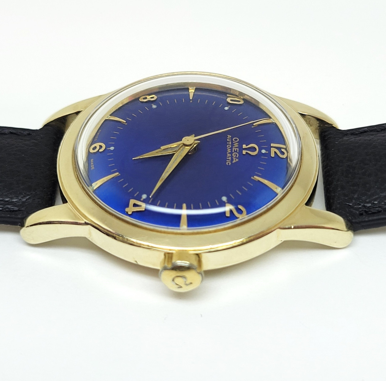 Vintage Solid 14k Gold OMEGA GX6546 Automatic Watch Cal 500 c.1958