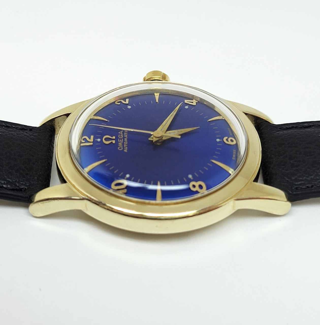 Vintage Solid 14k Gold OMEGA GX6546 Automatic Watch Cal 500 c.1958