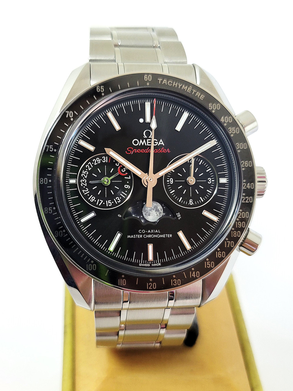 OMEGA SPEEDMASTER MOONPHASE Chronograph Automatic Watch 304.30