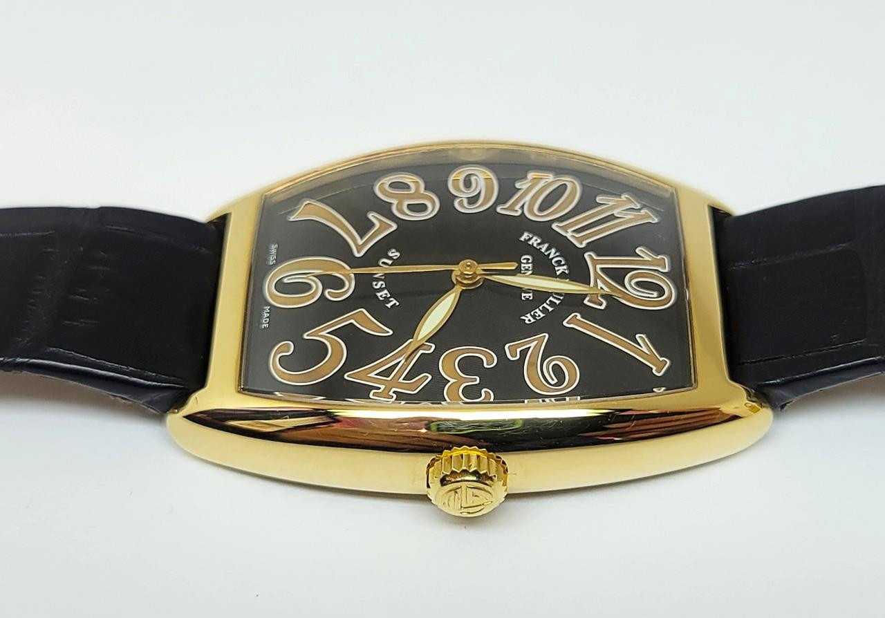 Solid 18k Yellow Mens FRANCK MULLER Automatic Watch Ref 2852 SC