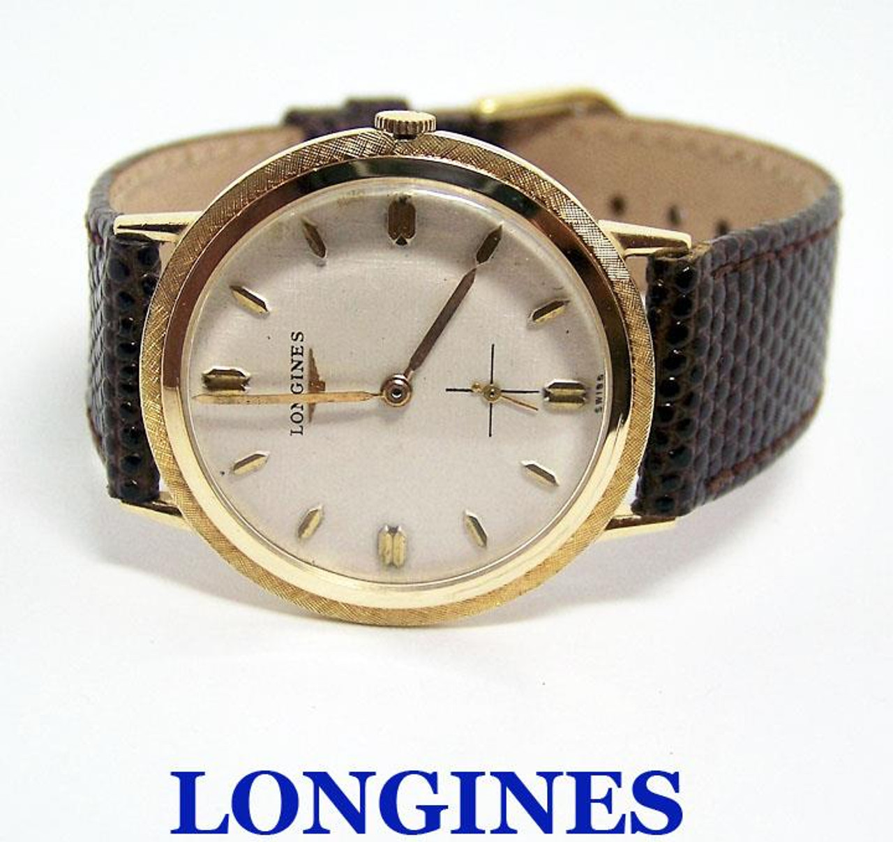 Vintage 14k LONGINES Mens Winding Watch Cal 23Z 1960s* EXLNT Condition*  SERVICED