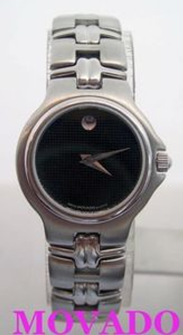 S/Steel MOVADO OLYMPIAN Ladies Quartz watch 84.A1.827.2 * EXLNT Condition