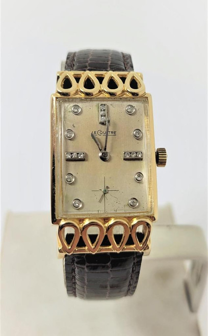 HAMILTON RUTLEDGE 982M Art Deco 1940s Rectangular Platinum Hand Winding  Watch | ap-metals