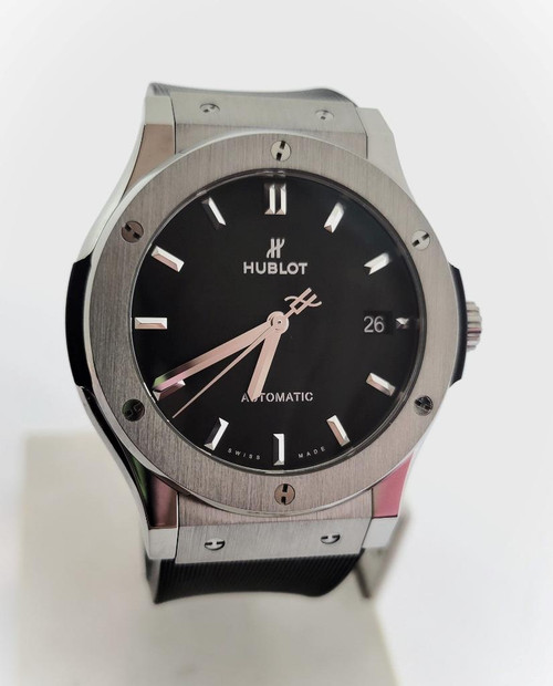 Mens Hublot Classic Fusion Titanium Watch 511.NX.1171.LR* EXLNT