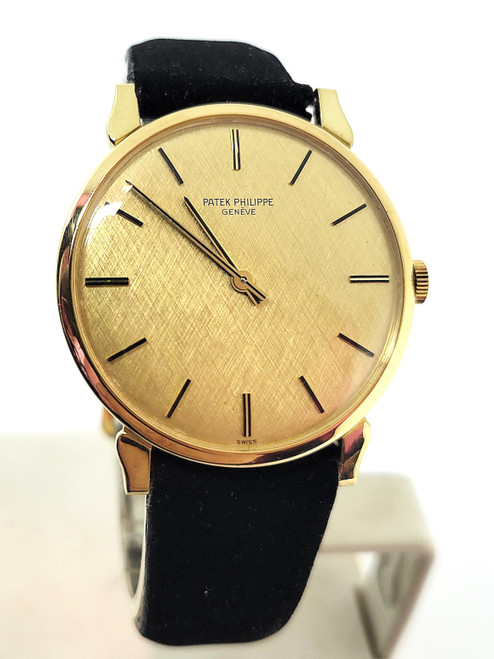 Vintage 18k PATEK PHILIPPE Men's Calatrava Winding Watch Ref 3562 1* RARE* EXLNT