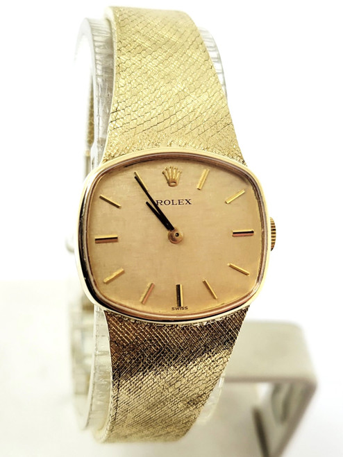 Vintage Ladies Solid 14k ROLEX Winding Watch Ref J286 Cal 1400* EXLNT