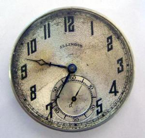 ILLINOIS 21J Pocket Watch Movement * High Grade* 3 ADJUSTMENTS* RUNNING* RARE