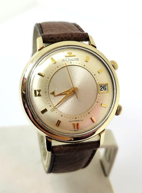 Vintage 10k GF JAEGER-LeCOULTRE Automatic MEMOVOX Alarm Watch Cal.K825 SERVICED
