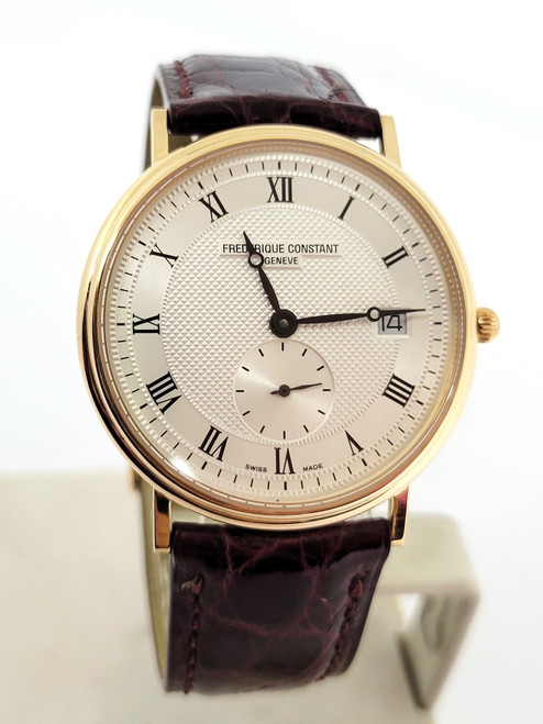 Mens 18k Rose Gold FREDERIQUE CONSTANT Classics Watch ref 245x4S9* EXLNT