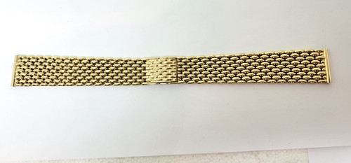 SOLID 14k Yellow GOLD Watch Bracelet to fit 18 mm Logs* 37.7 Grams EXLNT