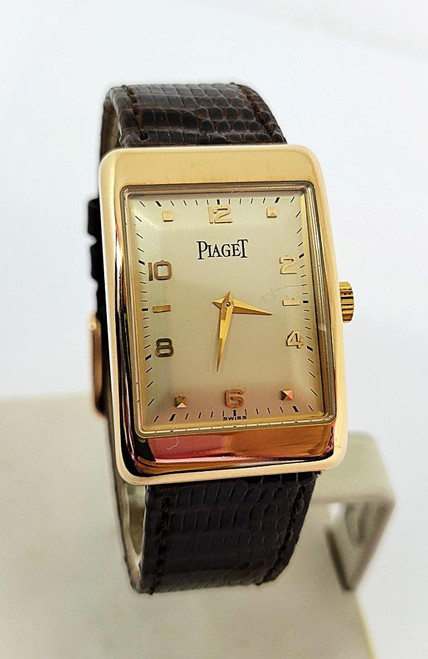 Vintage 18k Rose Gold PIAGET Winding Watch Ref 9952 c.1980s* Cal 9P* EXLNT* RARE