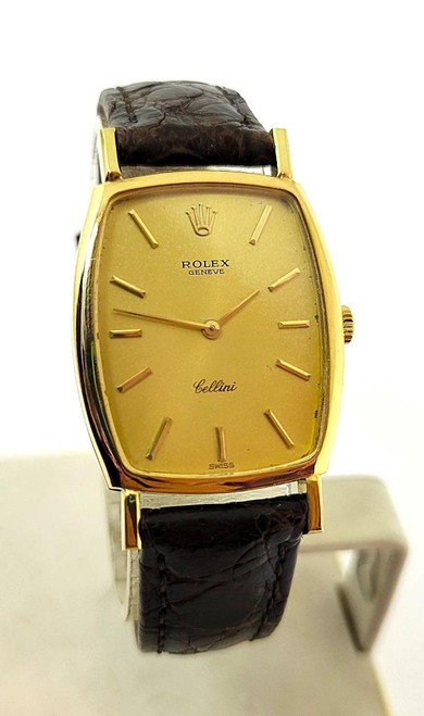 Vintage Unsex 18k ROLEX CELLINI Winding Watch c.1976 Ref. 3807* EXLNT SERVICED