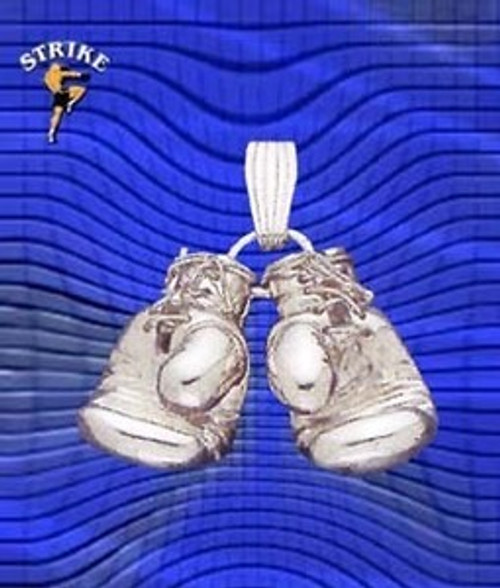 NEW 3D Sterling Silver Boxing Glove Jewelry Pendant-Charm
