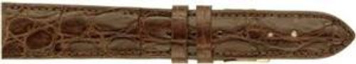 Genuine TAN CROCODILE Leather watch band 20 mm MATTE* Avail in 12;15; 18,: 20