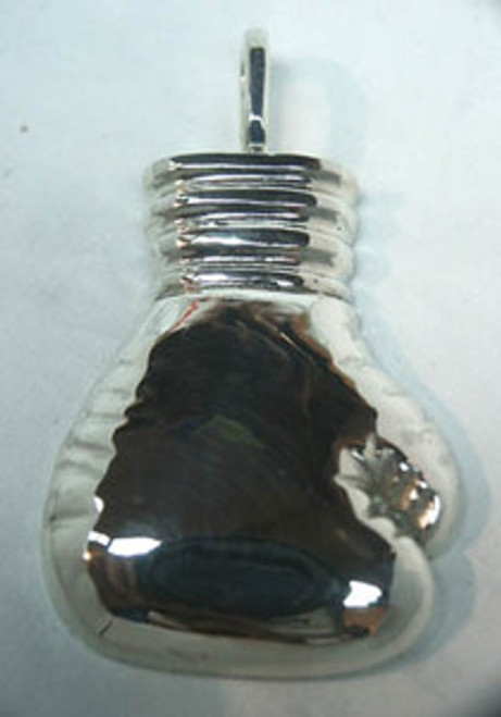 Sterling Silver Boxing Glove Pendant.   1 3/4" inches