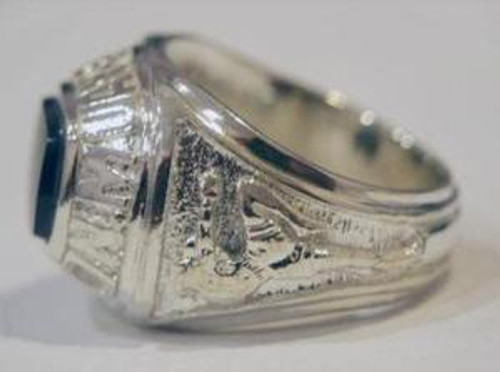 MUAY THAI CHAMPION Boxing Men's Ring  in Silver w/Onex