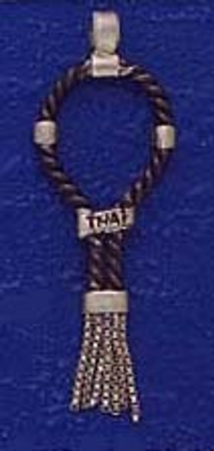 Oxidized Silver Muay Thai Boxing pendant MONKON