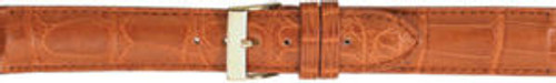 Genuine ALLIGATOR watch band TAN color 18, 20 & 22  mm