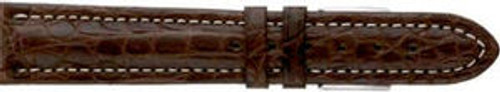 Genuine CROCODIAL watch band BROWN color 18, 20, 22 mm