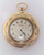 Antique 14k LONGINES Unisex Pocket watch c.1912* 47 mm w/Enamel Ornaments* EXLNT
