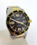 Mens Two Tone S/Steel LONGINES Hydro Conquest Automatic Black Dial Watch L3.742.3
