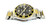 Mens Two Tone S/Steel LONGINES Hydro Conquest Automatic Black Dial Watch L3.742.3