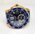18k Rose CARTIER CALIBRE Blue Dial Automatic Mens Watch Ref 3730* 42MM EXLNT