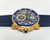 18k Rose CARTIER CALIBRE Blue Dial Automatic Mens Watch Ref 3730* 42MM EXLNT