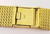 SOLID 14k Yellow GOLD Watch Mesh Bracelet to fit 18 mm Logs* EXLNT 31.8 grams