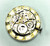 Vintage 14k White LECOULTRE MYSTERY DIAMOND DIAL Mens Winding Watch Cal 480/CW