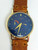 Vintage 10k GF JAEGER-LeCOULTRE FUTUREMATIC Watch Blue Dail Cal 497 c.1960s
