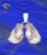 NEW 3D Sterling Silver Boxing Glove Jewelry Pendant-Charm