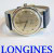 Solid Gold 14k LONGINES GRAND PRIZE Automatic Watch 1960s Cal.340 EXLNT SERVICED