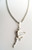 NEW Silver Muay Thai Boxing pendant STRIKE LOGO OFFENSIVE with 20" Link chain