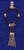 Oxidized Silver Muay Thai Boxing pendant MONKON