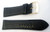 Genuine ALLIGATOR Watch Band Black 24 x 20 mm REGULAR