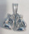 14k White Gold Solid 3 D Boxing Gloves Pendant - Charm