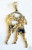Solid 14k Yellow Gold Muay Thai / Thai Boxing Pendant - Charm