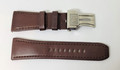 RAYMOND WEIL Don Giovanni 28 x 22 mm Brown Leather Watch Band w/Deployment Buck