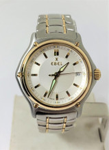Mens 18k & S/Steel EBEL 1911 Watch Ref. E1187241* EXLNT - Fashion