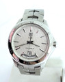 Mens S/Steel TAG HEUER LINK CALIBER 5 Watch DAY DATE 100 m WAT2011* 42 mm* EXLNT