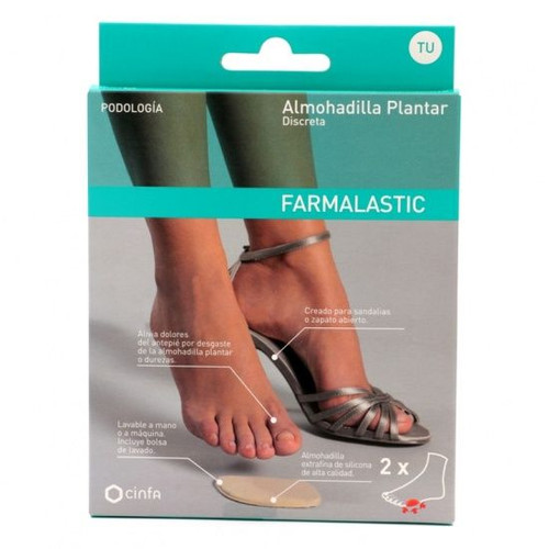 Almohadilla plantar farmalastic talla única 2 unidades Almohadilla plantar farmalastic talla única 2 unidades