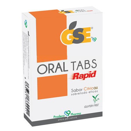 Gse oral tabs rapid sabor cítrico12 comprimidos