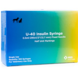 MSD JERINGA INSULINA 40UI 0,5ML 29G 100U 