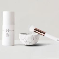 NIEVES ENZYMATIC PEELING SET EXFOLIACION POLVO 40 G+BROCHA+CUENCO BY NIEVES ALVAREZ