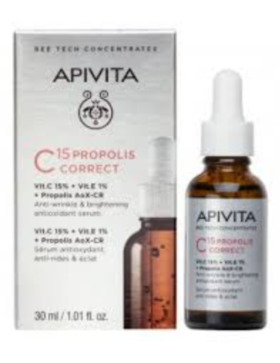 APIVITA C15 PROPOLIS CORRECT SERUM ANTIOXIDANTE ANTIARR 30ML