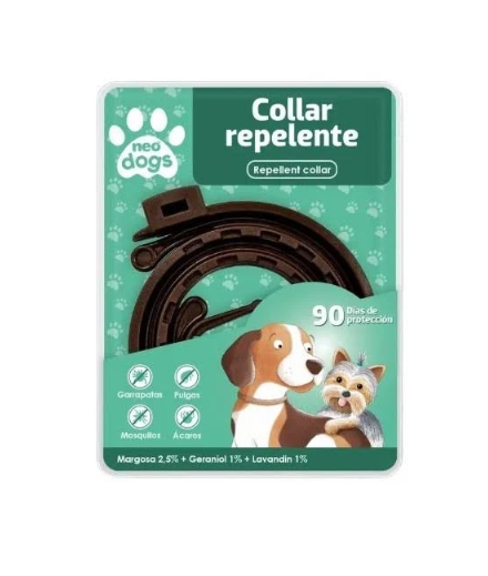 NEO DOGS COLLAR REPELENTE ANTIINSECTOS 90 DIAS DE PROTECCION