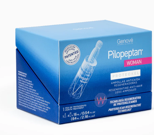 GENOVE PILOPEPTAN WOMAN PROTEOKEL ANTICAIDA CAPILAR 4AMPOLLA